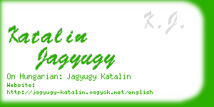 katalin jagyugy business card